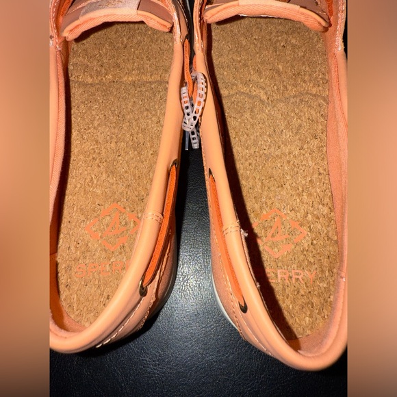 Sperry Starfish Eco Perf Top-Sider Women’s Leather Boat Shoes Size 9.5 Coral - Picture 5 of 9